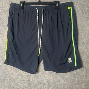 Psycho‎ Bunny men Size XXL Navy Blue lined board shorts